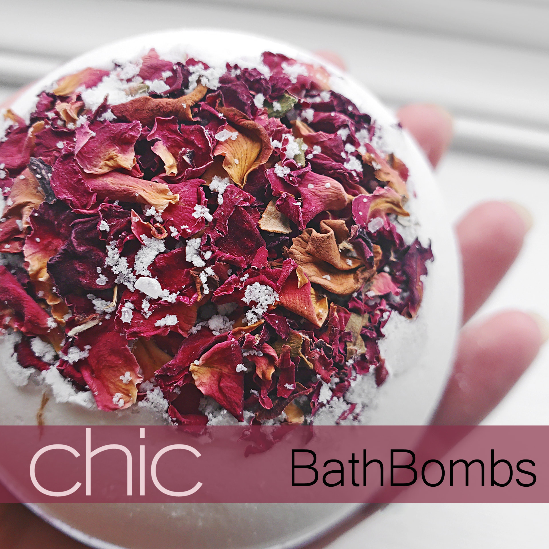 Rose Petal Bath Bomb 